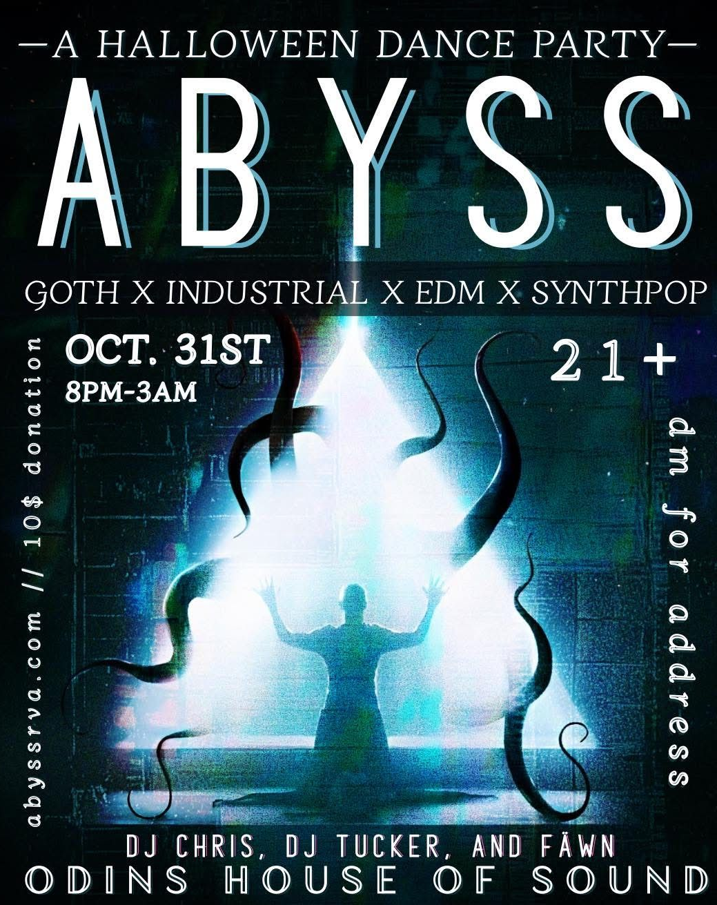 ABYSS Halloween Dance Party flyer